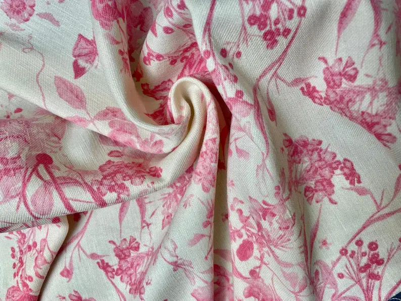 Tessuto in misto Lino con fantasia per Abbigliamento, misto lino fancy di qualità
